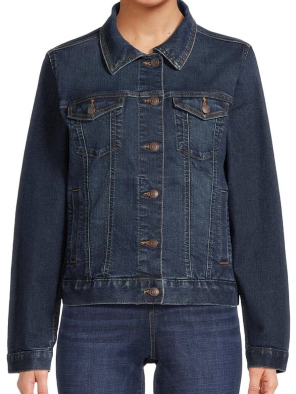 Time and Tru Denin Jacket L